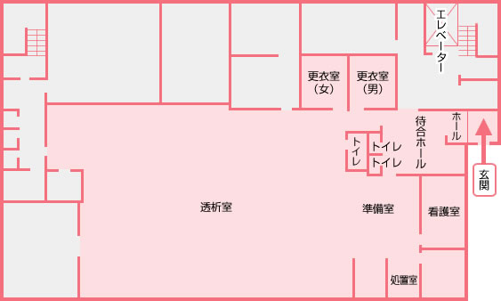 西病棟B 2階